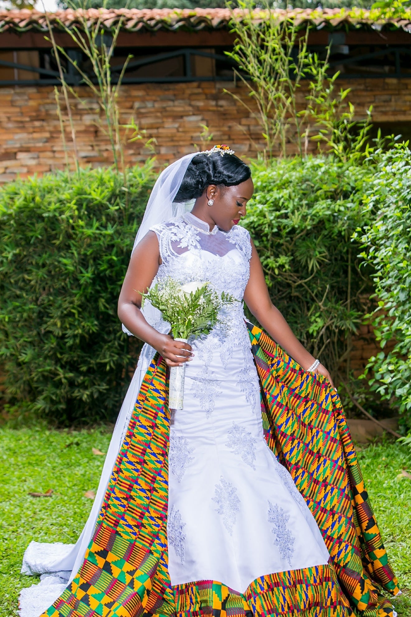 African themed wedding dress: Crystal shares her story